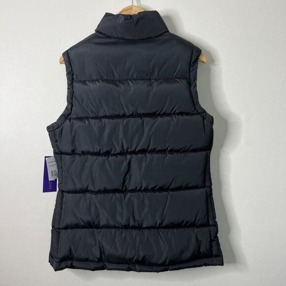 NEW Madden Girl Black Puffer Front Zip Vest, Size M - Picture 2 of 6